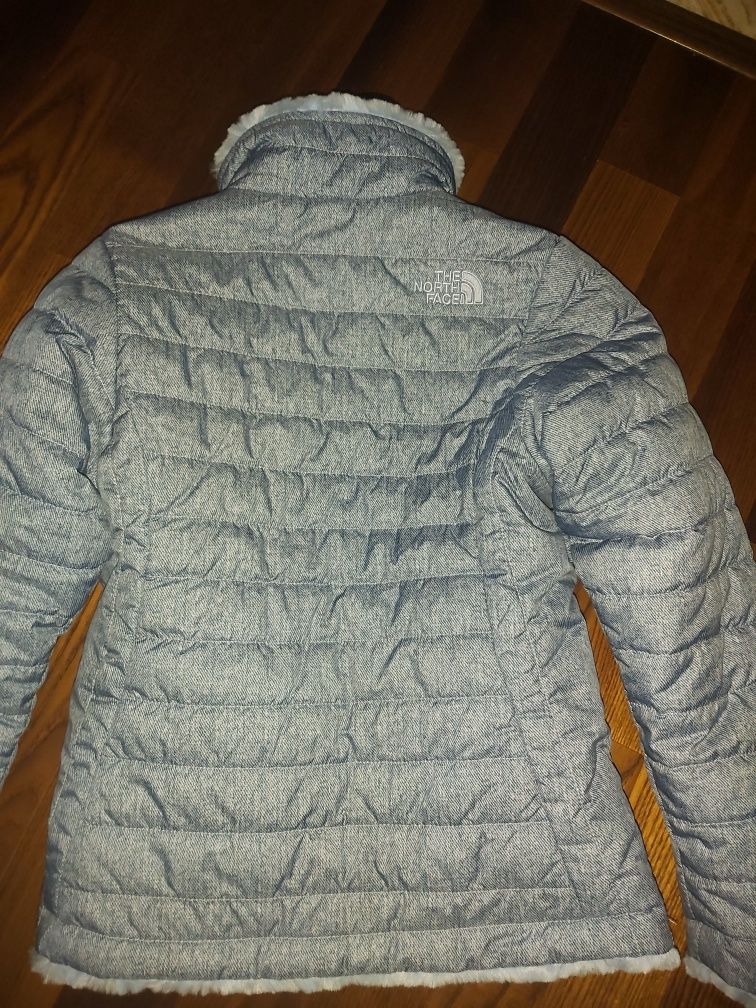 Kurtka dwustronna The North Face wiek 7-8 lat jak nowa