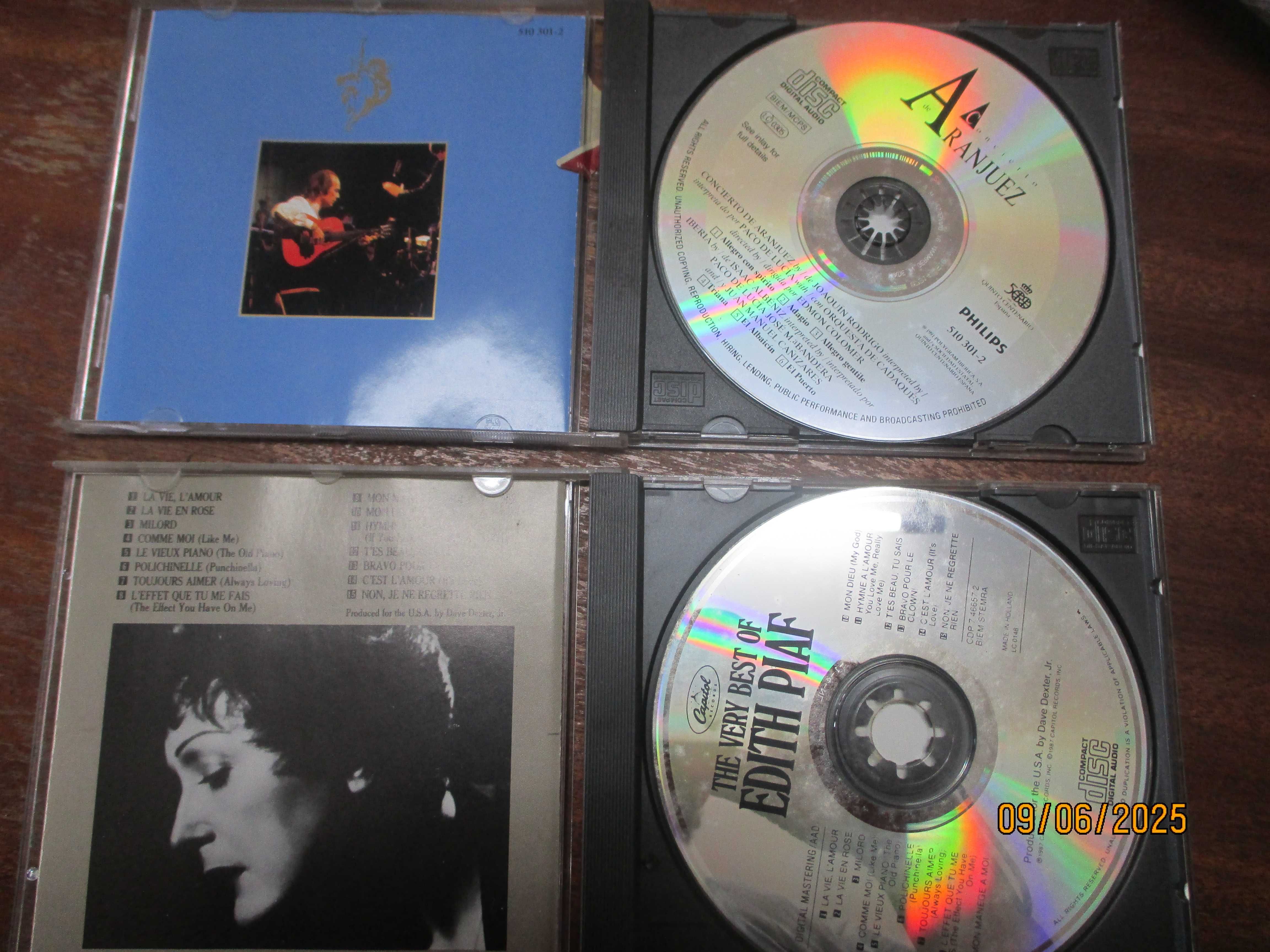 6 cd's - Música diversa