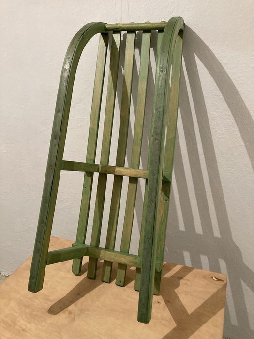 Dostawa gratis sanki drewniane małe 85x30x22