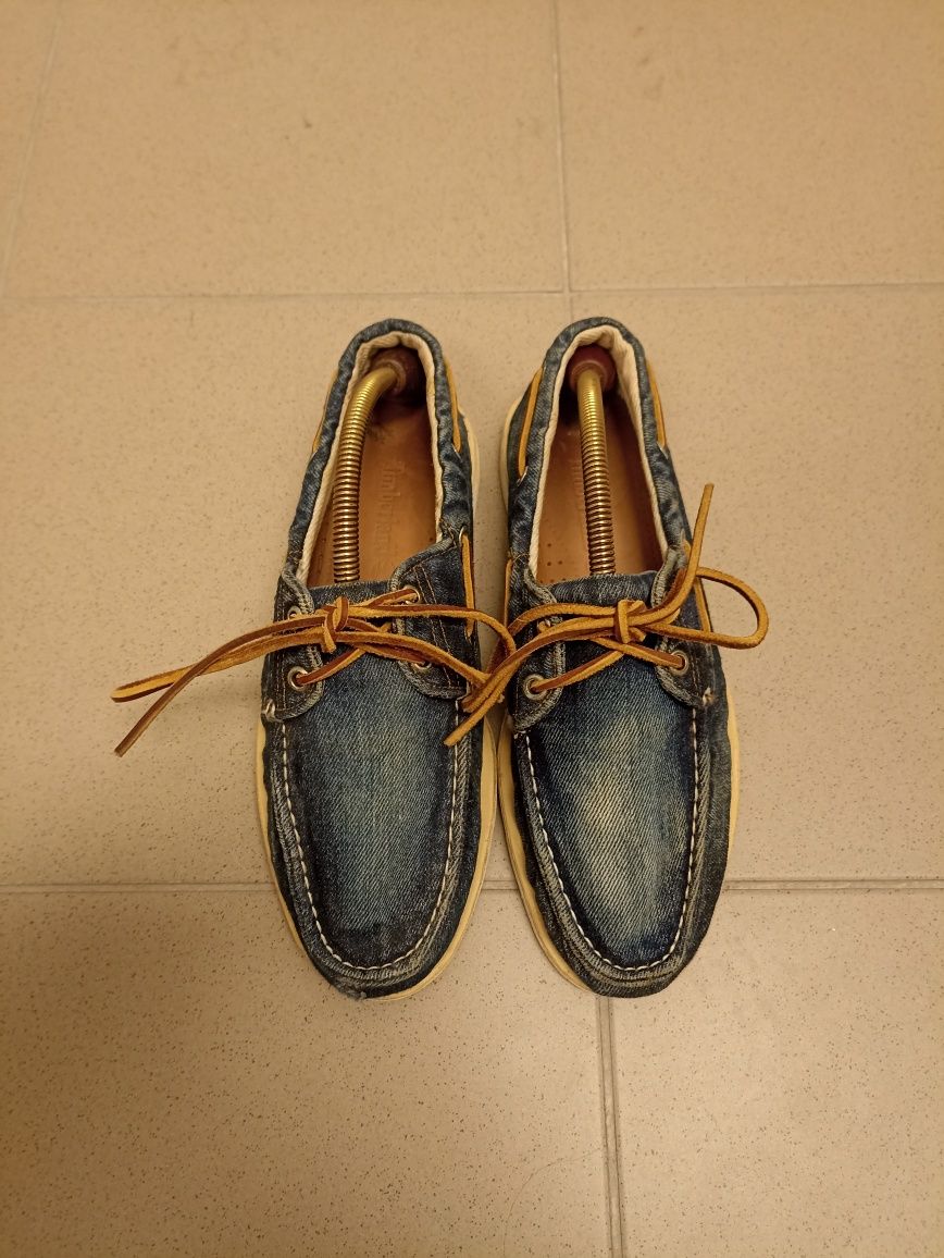 Boat shoes buty żeglarskie Timberland z jeansu, dżinsu 41,5 rozmiar