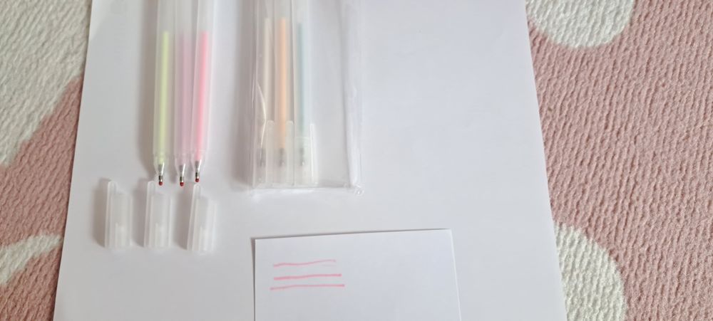 Nowy Kolorowy klej w kształcie długopisów żelowych zestaw 6 szt.