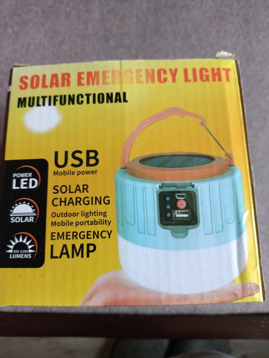 Led лампа W508 для освітлення та кемпінгу.