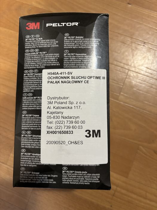 3M Nauszniki nahełmowe ochronne Peltor Optime III