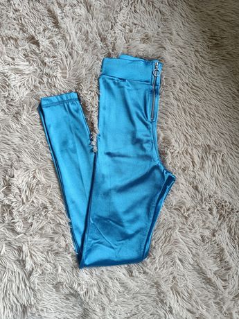 Legginsy błyszczące Topshop rozmiar 34