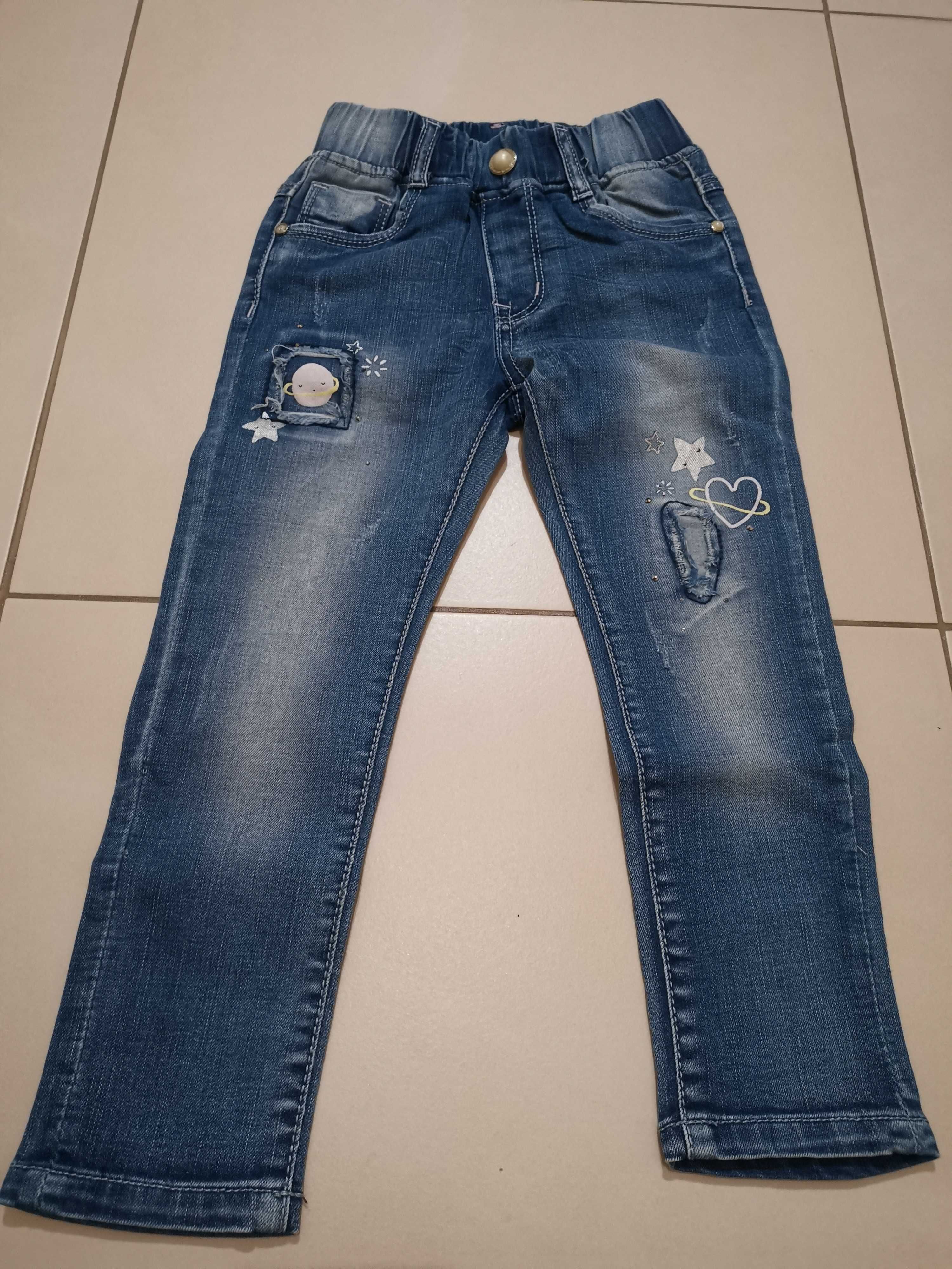 Spodnie jeansowe dla dziewczynki 92/98