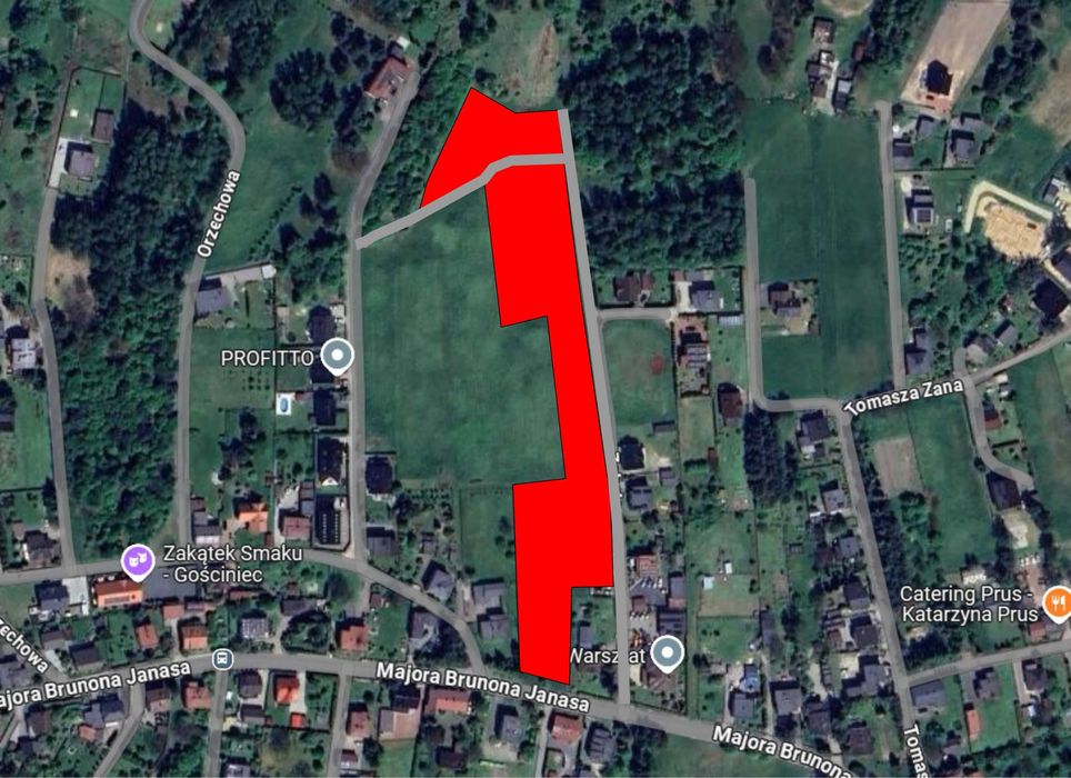 Działka inwestycyjna budowlana - sprzedam Rybnik ul. Zakole