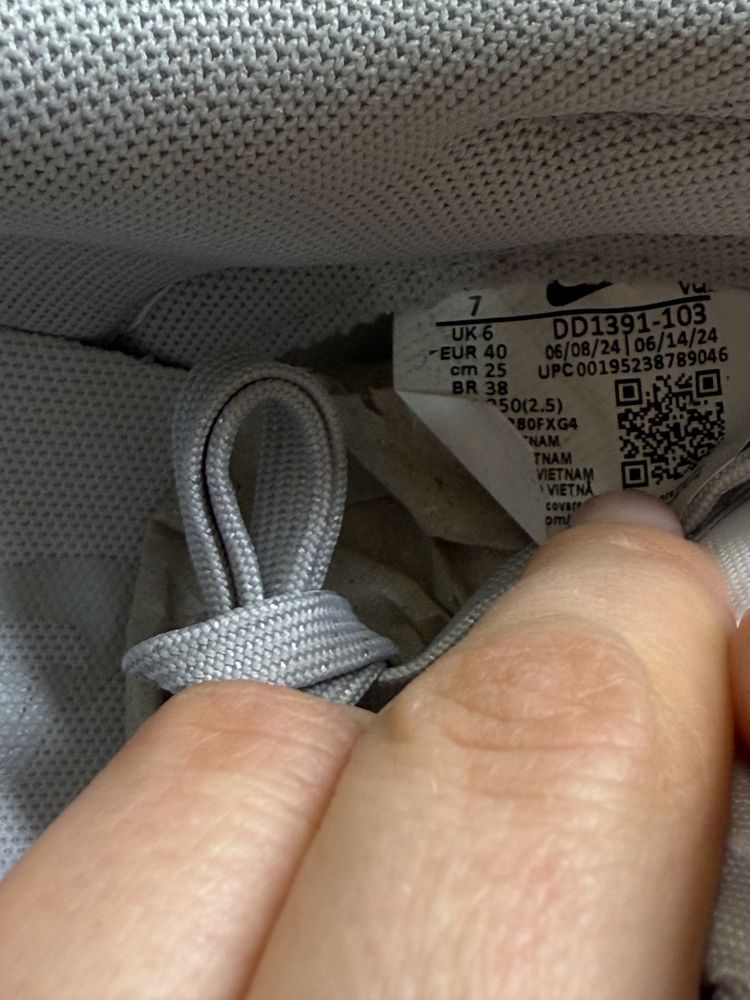 Оригінальні чоловічі кросівки Nike Dunk Low Retro (DD1391-103)
