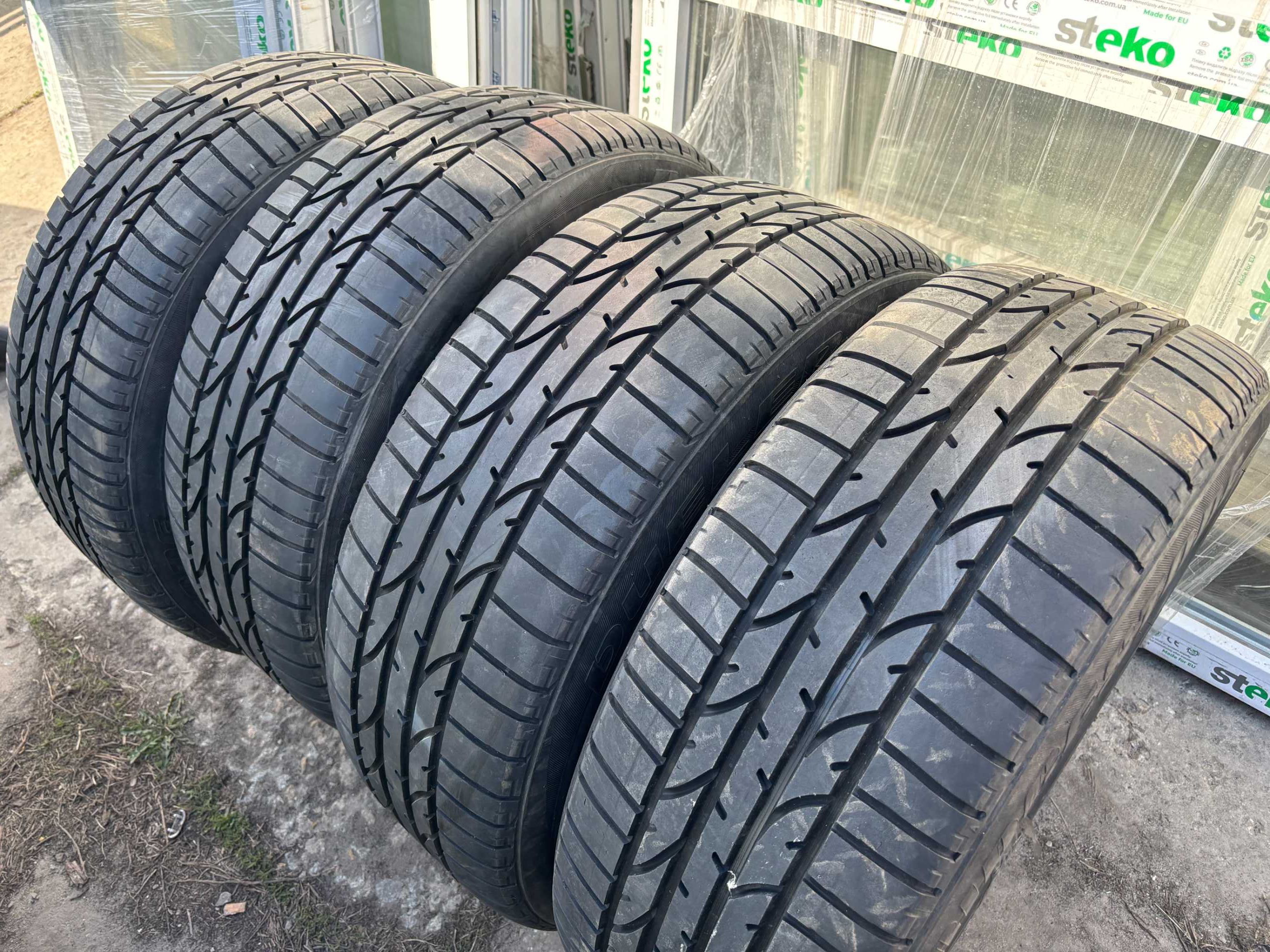 225-55-R18 BRIDGESTONE DUELER 4 штуки летней резины GERMANY