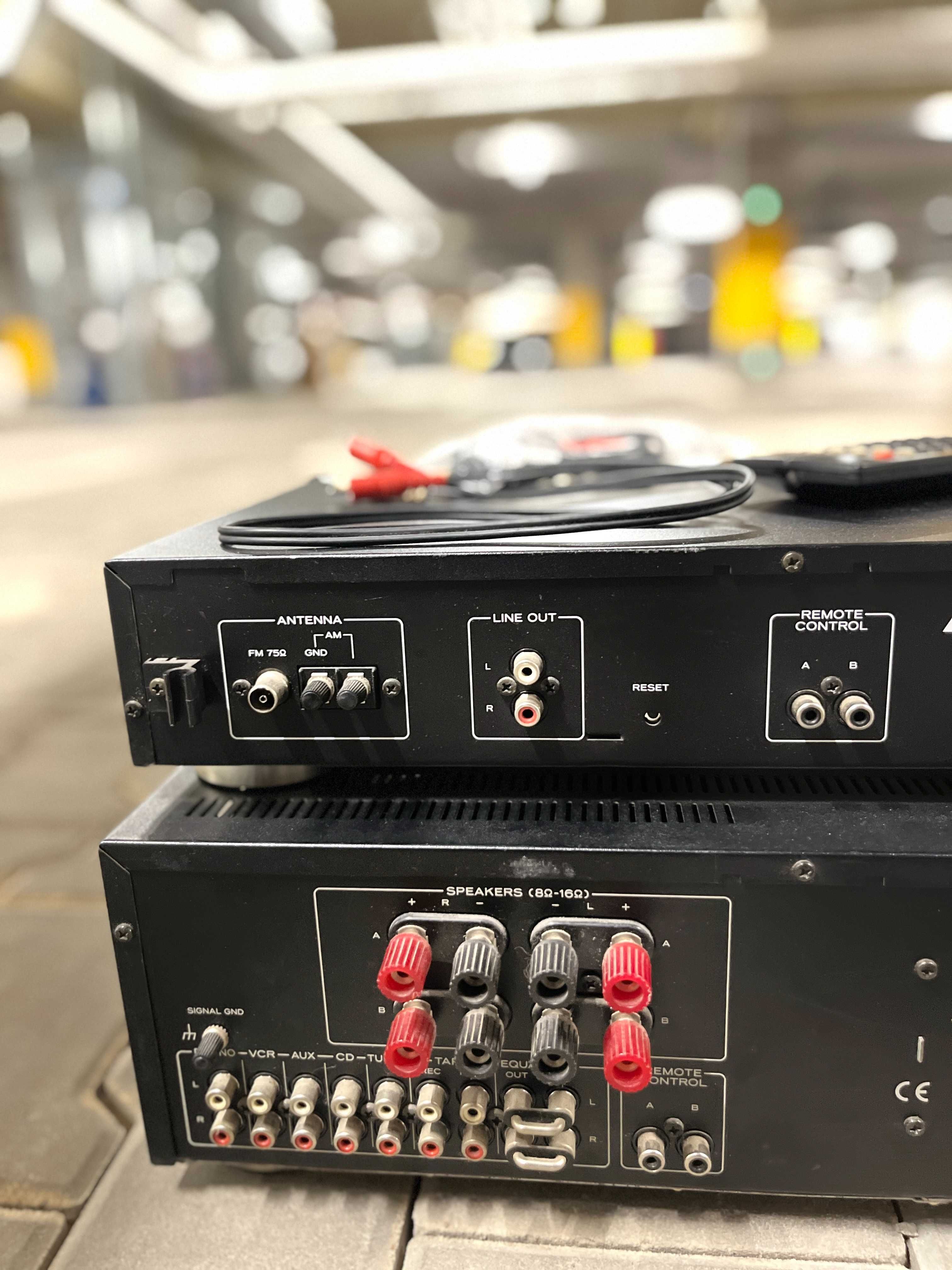 Wzmacniacz TEAC A-R500 - 2*90w + Radio TEAC T-R400 Made in Japan
