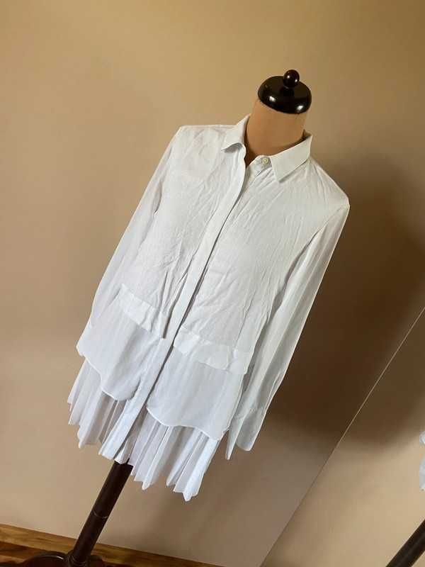 M  Banana republic koszula tunika laczone materialy falbanki oversize