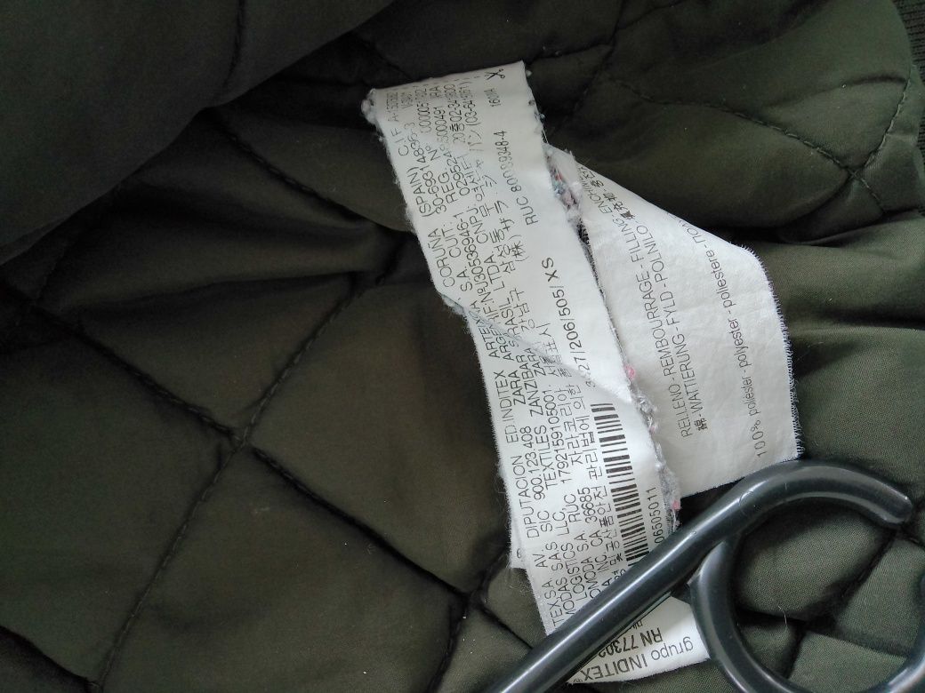 ZARA Trafaluc outerwear bomberka kurtka przejściowa khaki XS