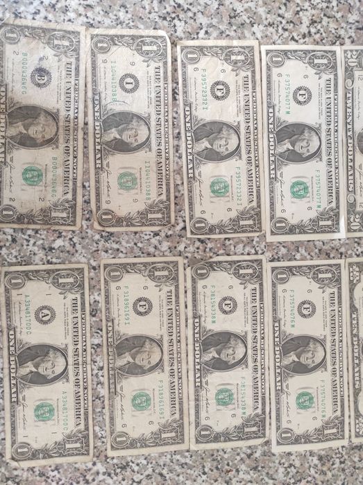 Vendo notas de Dolar