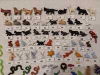 Figurki zwierząt z Playmobil kot pies gołąb chomik