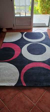Carpete pêlo curto 227cmx157cm