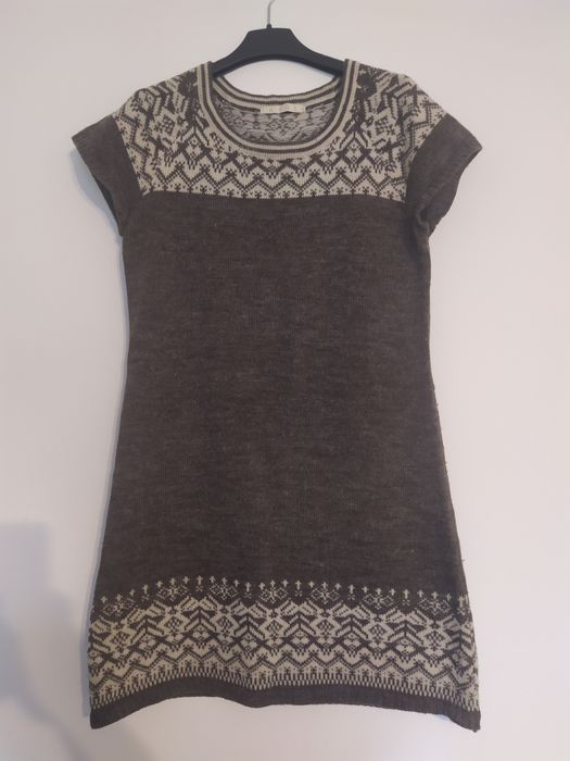Tunika sukienka 40 sweterkowa