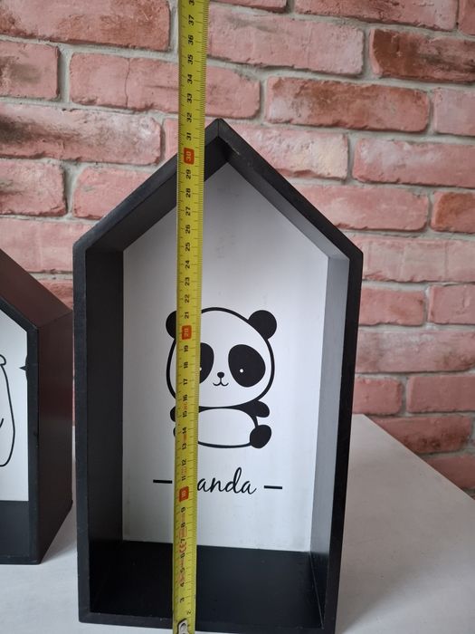 Zestaw półek domków panda miś