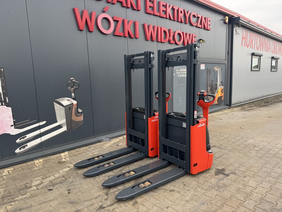 Paleciak elektryczny Linde L 12 2018 r 290 cm 1200 kg wózek sztaplarka