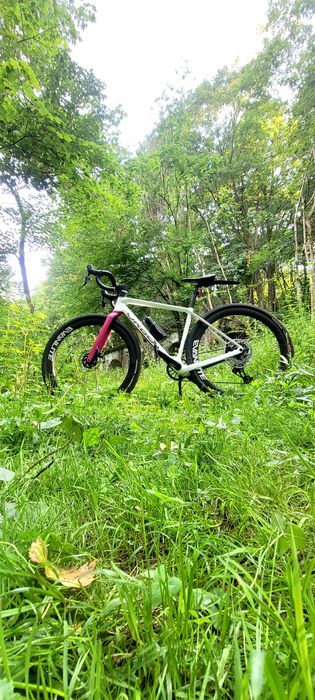 Gravel Orbea Terra carbon roz. S.    Sram axs, Garbaruk, Evanlite