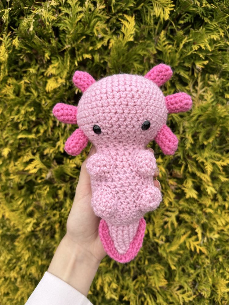 Axolotl na szydełku