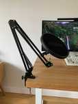 Statyw biurkowy na mikrofon + pop filter Mozos