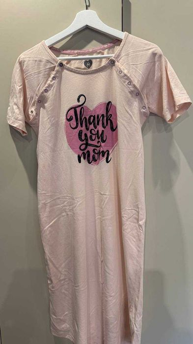 Poporodowa koszula nocna oraz koszula do karmienia