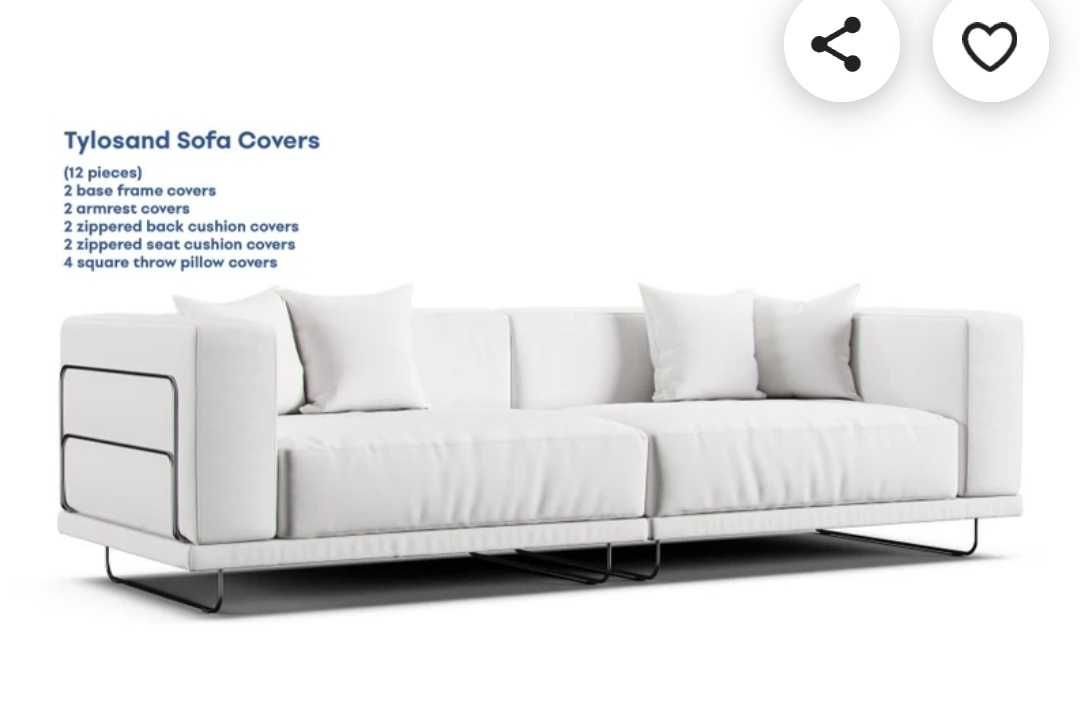 Sofá 3 lugares ikea