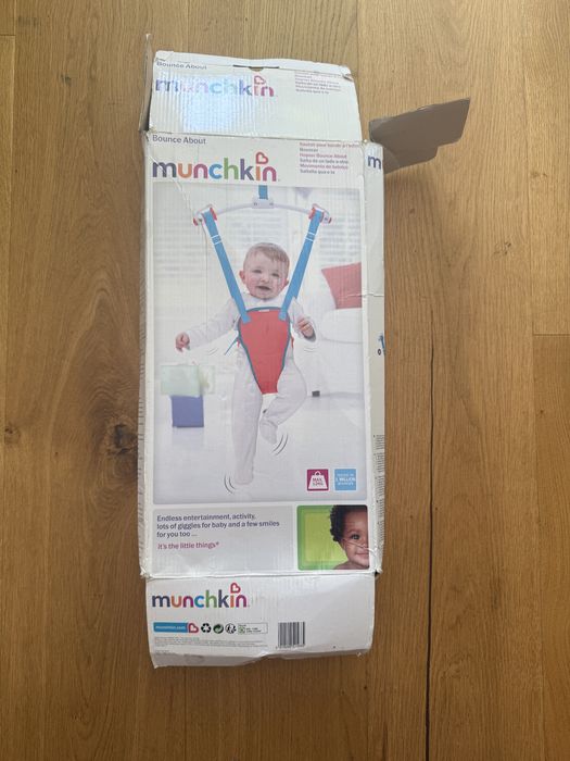 Munchkin bezpieczna huśtawka skoczek