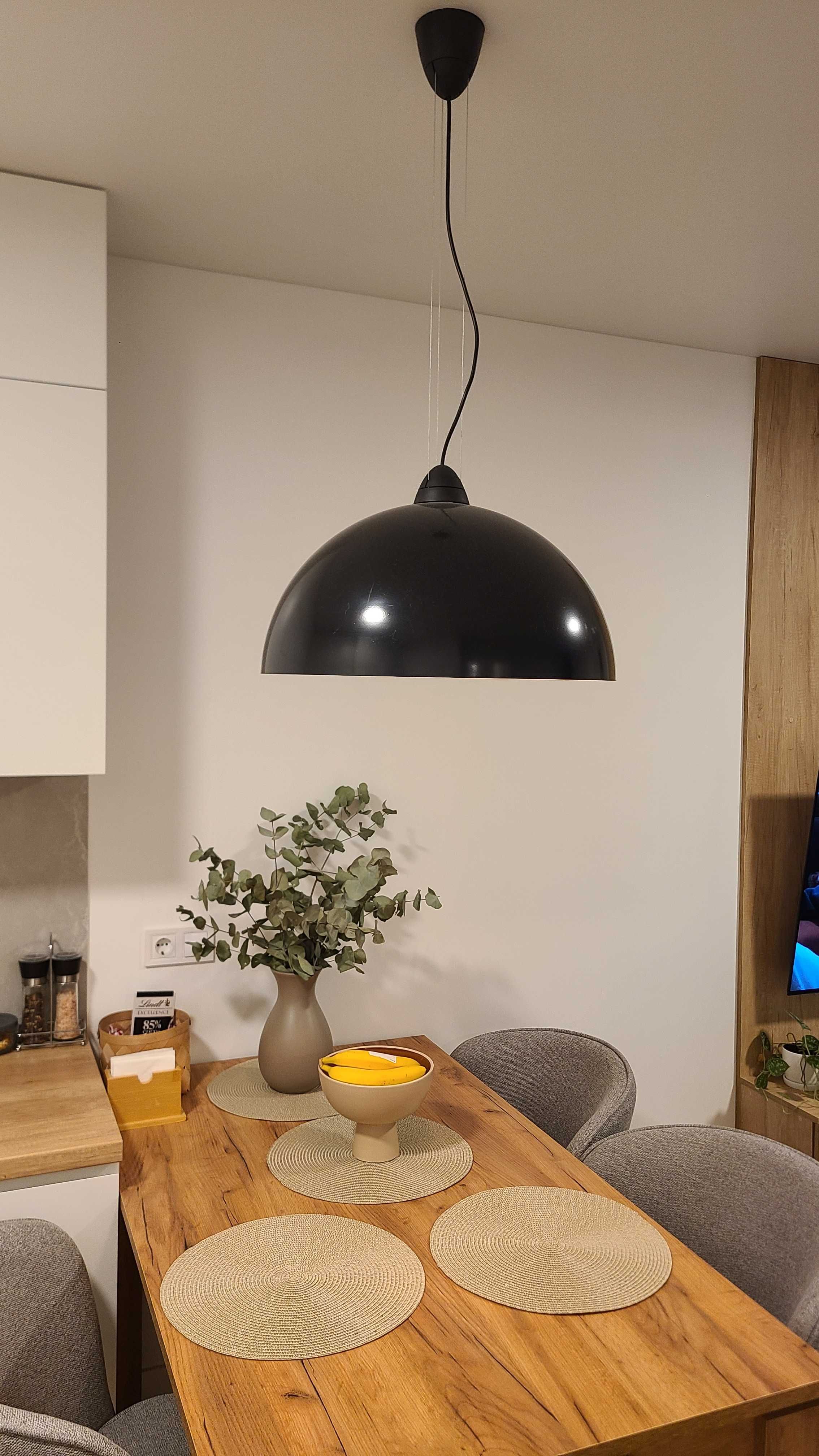 Чорний підвісний світильник півкуля | Люстра TK LIGHTING півкуля