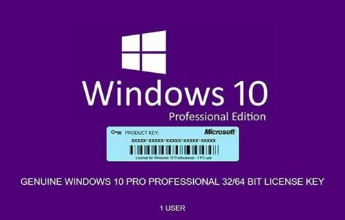 Windows 10 Pro 32/64 bit ключ активации, лицензия на 1 компьютер