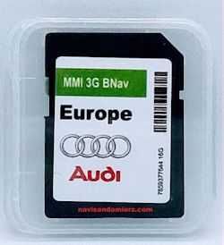 Atualização mapas gps e software Audi MMI 3G 2023