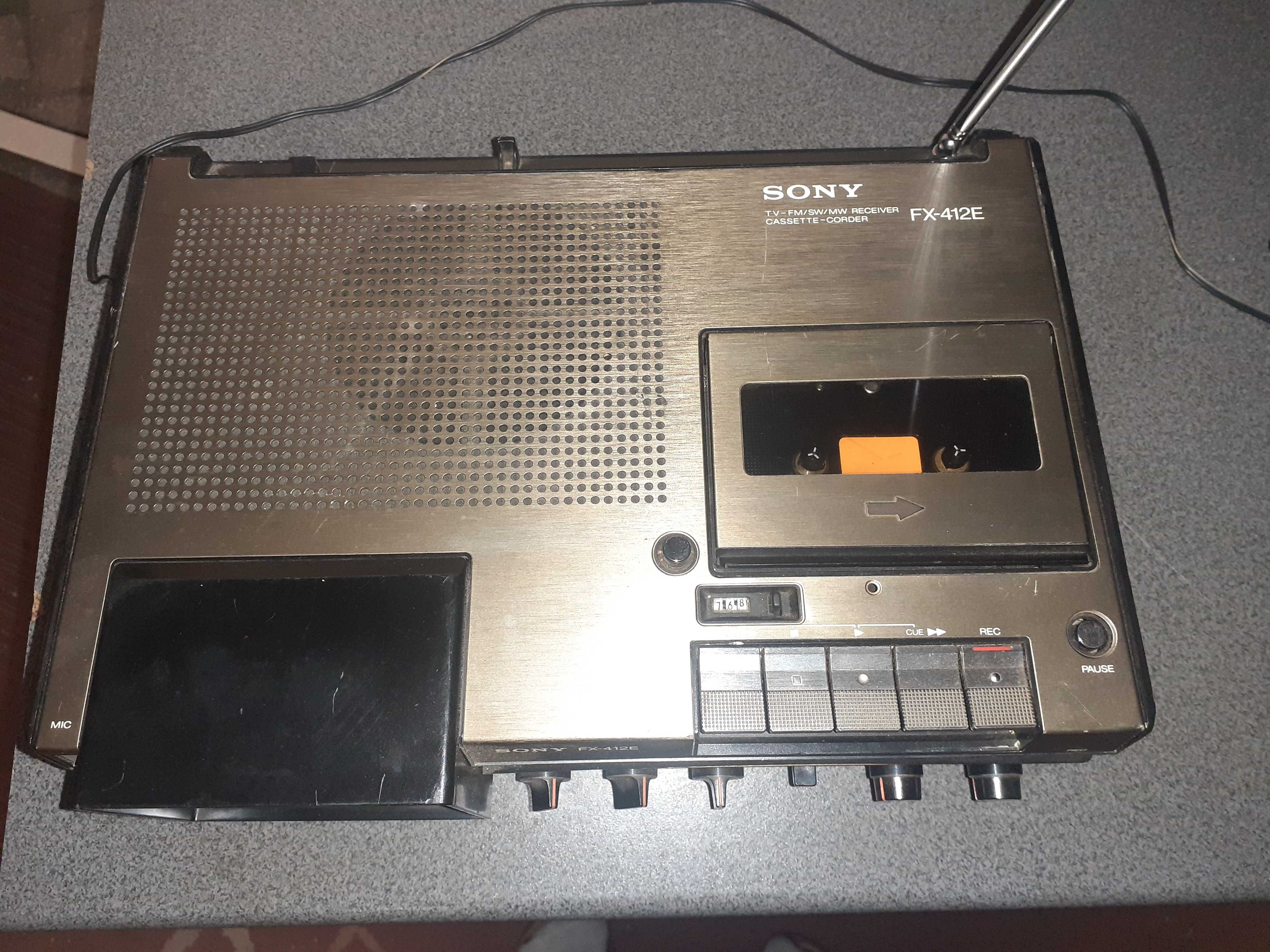 Radiomagnetofon z TV Sony FX-412