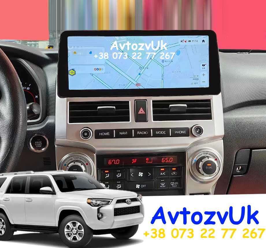 Магнитола 4RUNNER Toyota TACOMA FORTUNER GPS Такома CarPlay Android 14