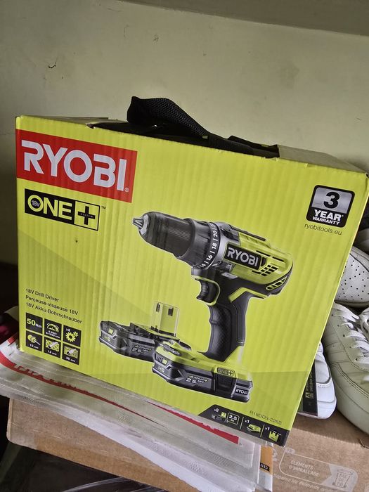 NOWY LIMITOWANY zestaw Wkrętarki Ryobi