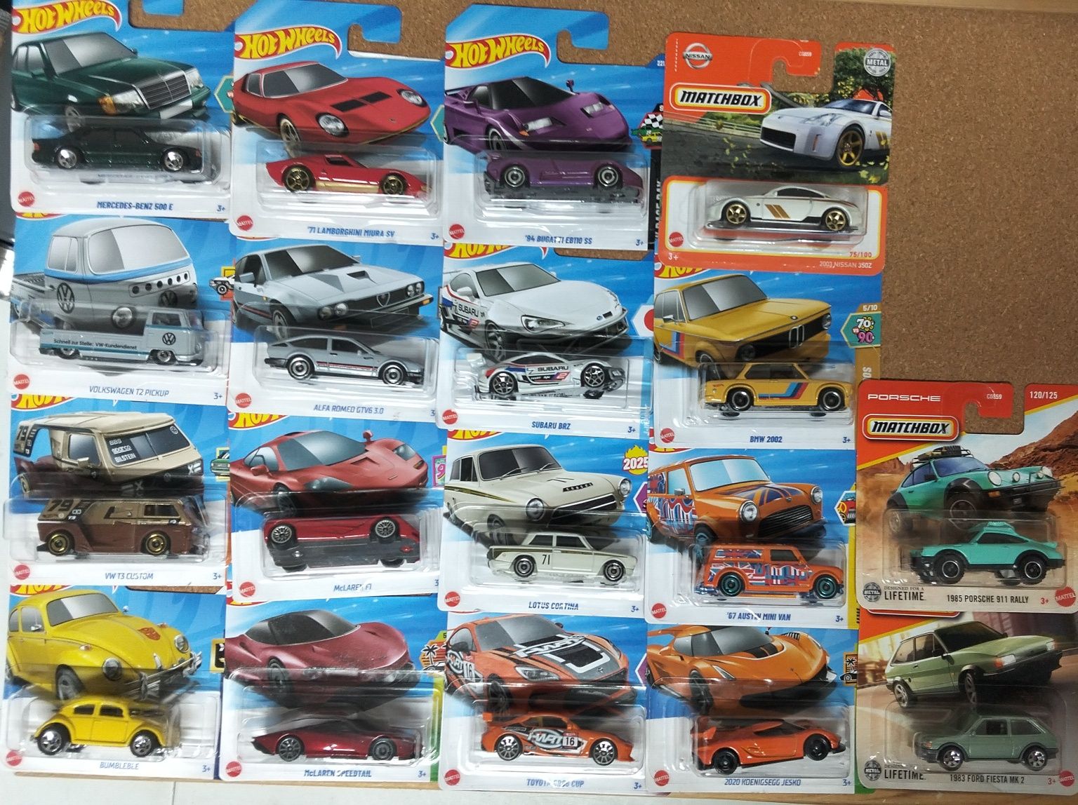 Hot wheels 3€ uni