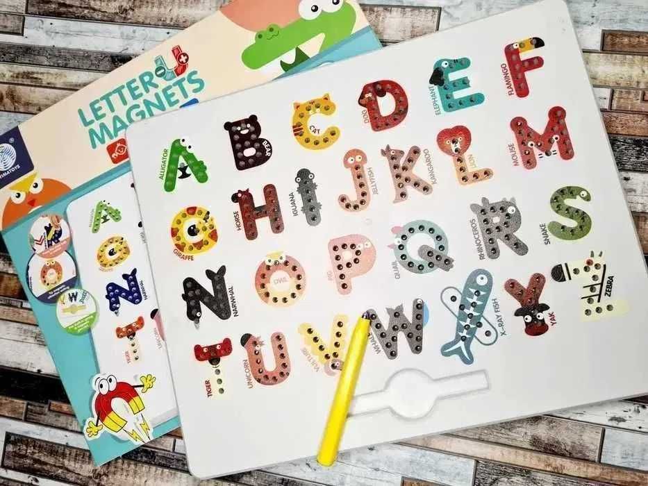 Nauka pisania tablica dla dziecka z literkami_ nowa