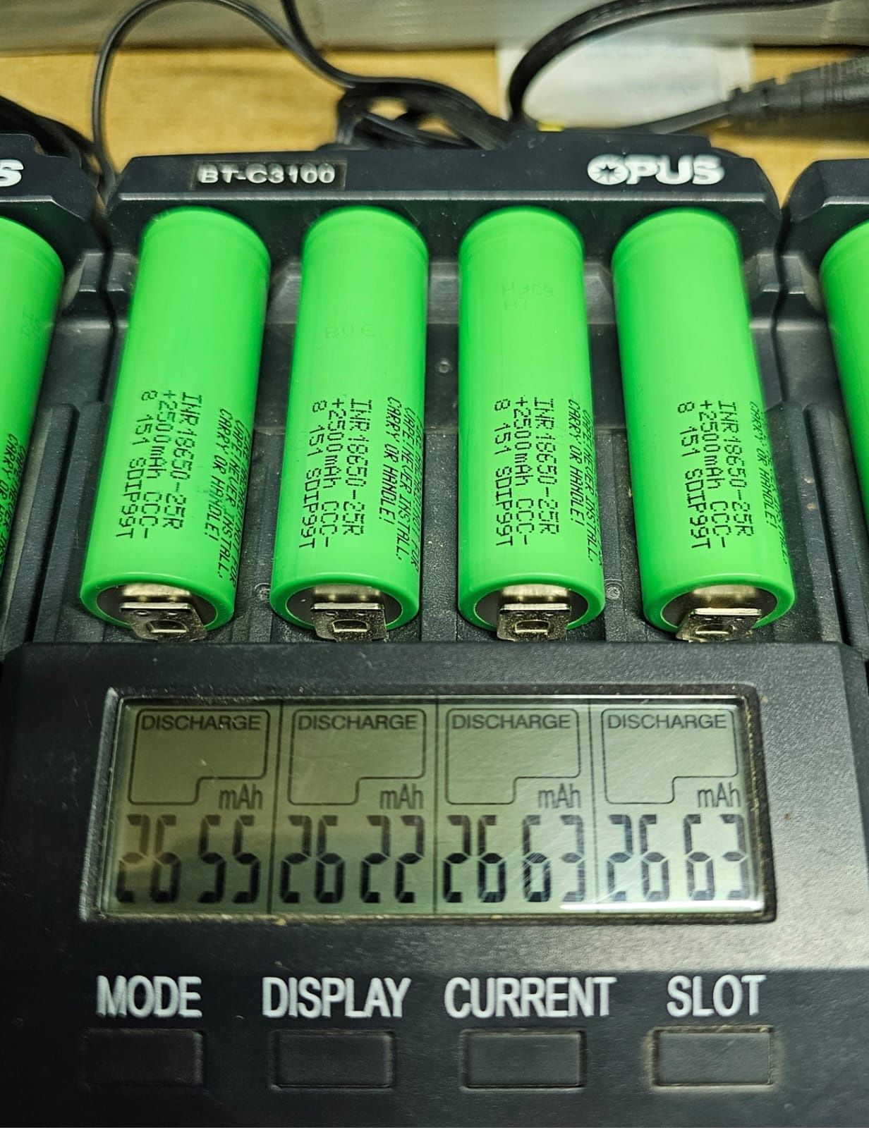 Високотоковый аккумулятор Samsung 25R 2500mAh 20A 2025год.