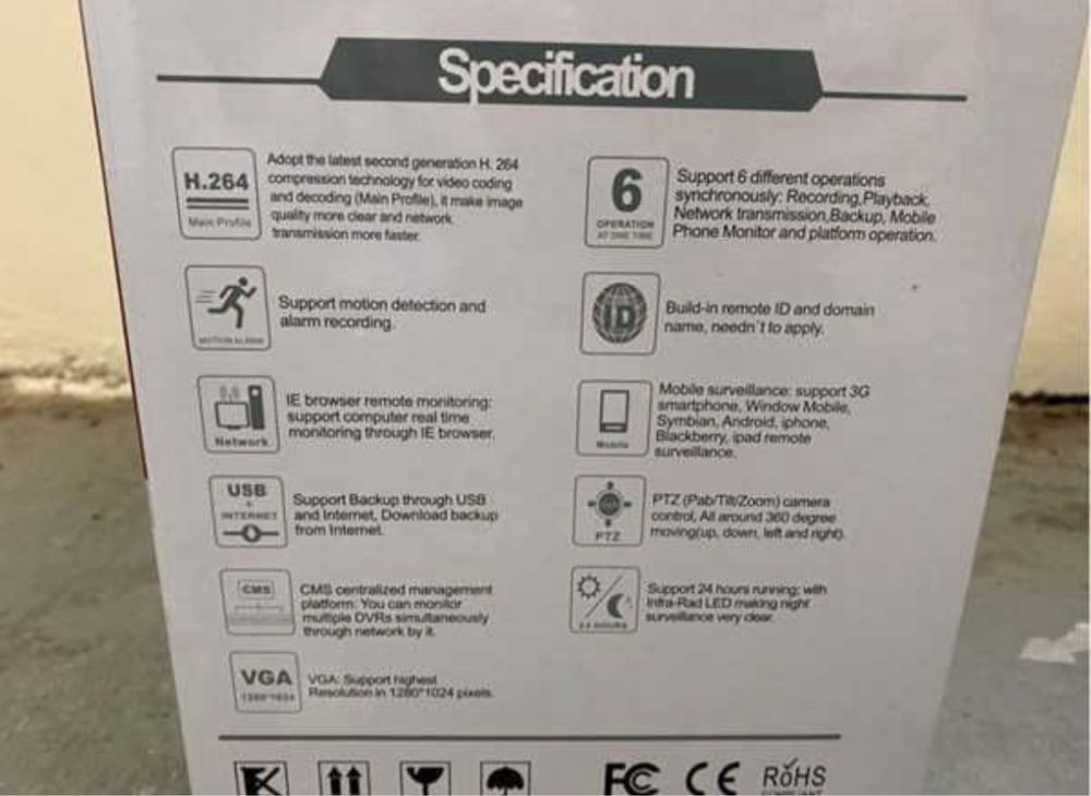 Zestw kamer, monitorig Aprika 4K