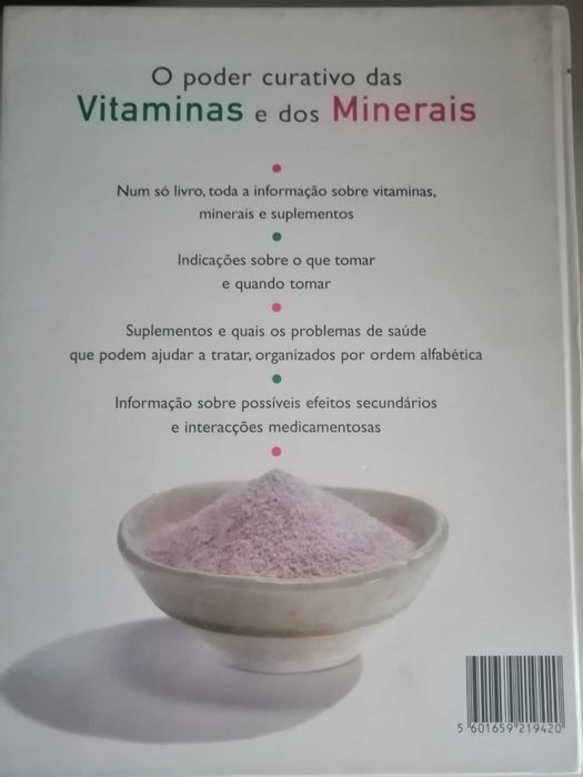 Livro "O poder curativo das vitaminas e dos minerais"
