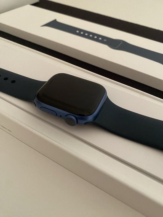 Apple Watch Series 7 - 41mm - Alumínio Azul Usado com Caixa Original