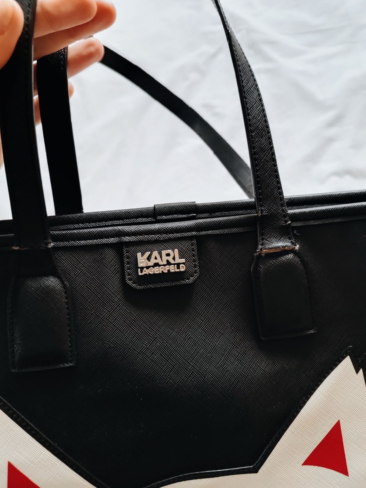 Karl Lagerfeld / Choupette torba shopper shopperka z kotem na ramię