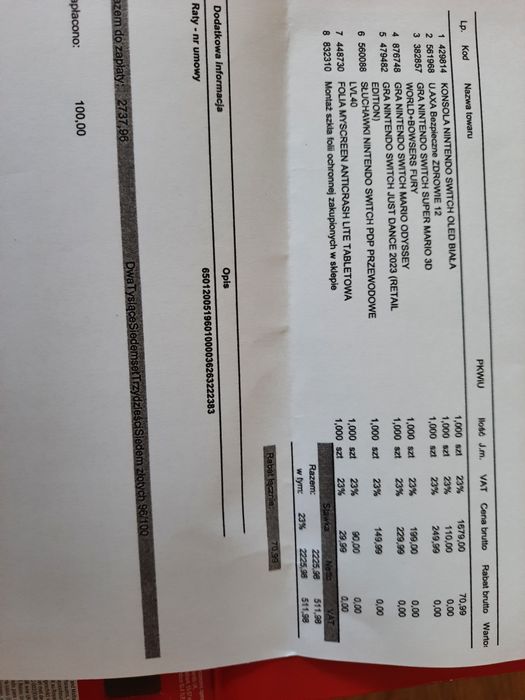 Nintendo switch oled