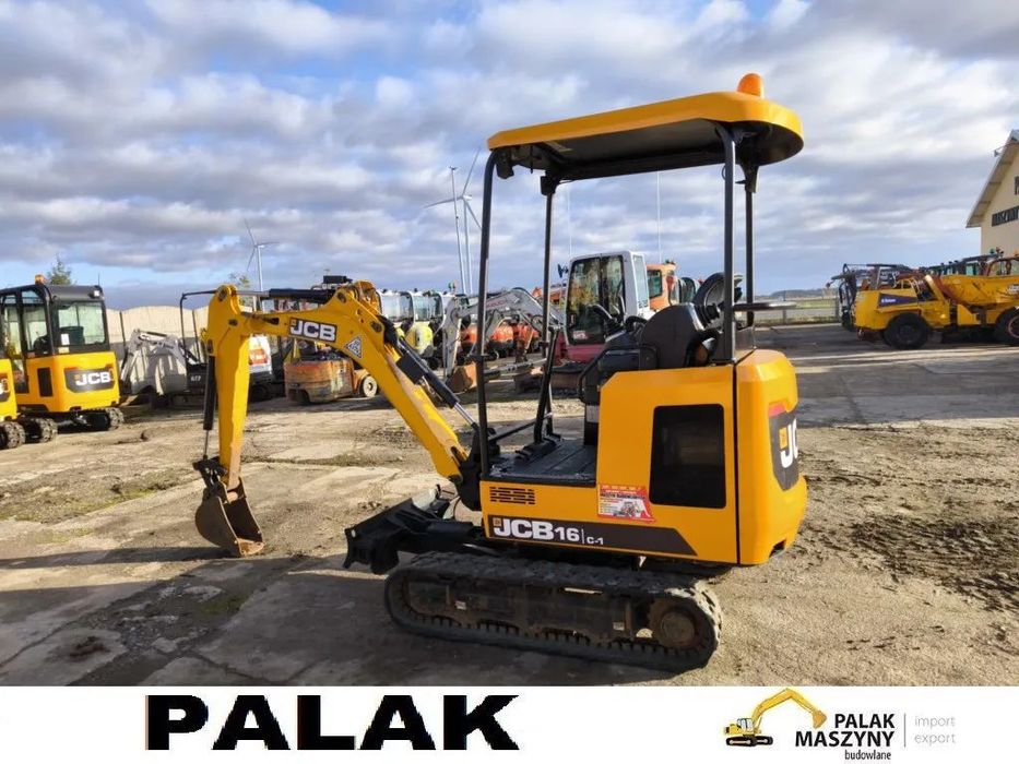 JCB Mini koparka  JCB 16C-1  , 2019 rok   OTWARTA  JCB 16 C-1 , Bobcat E 17 OTWARTA