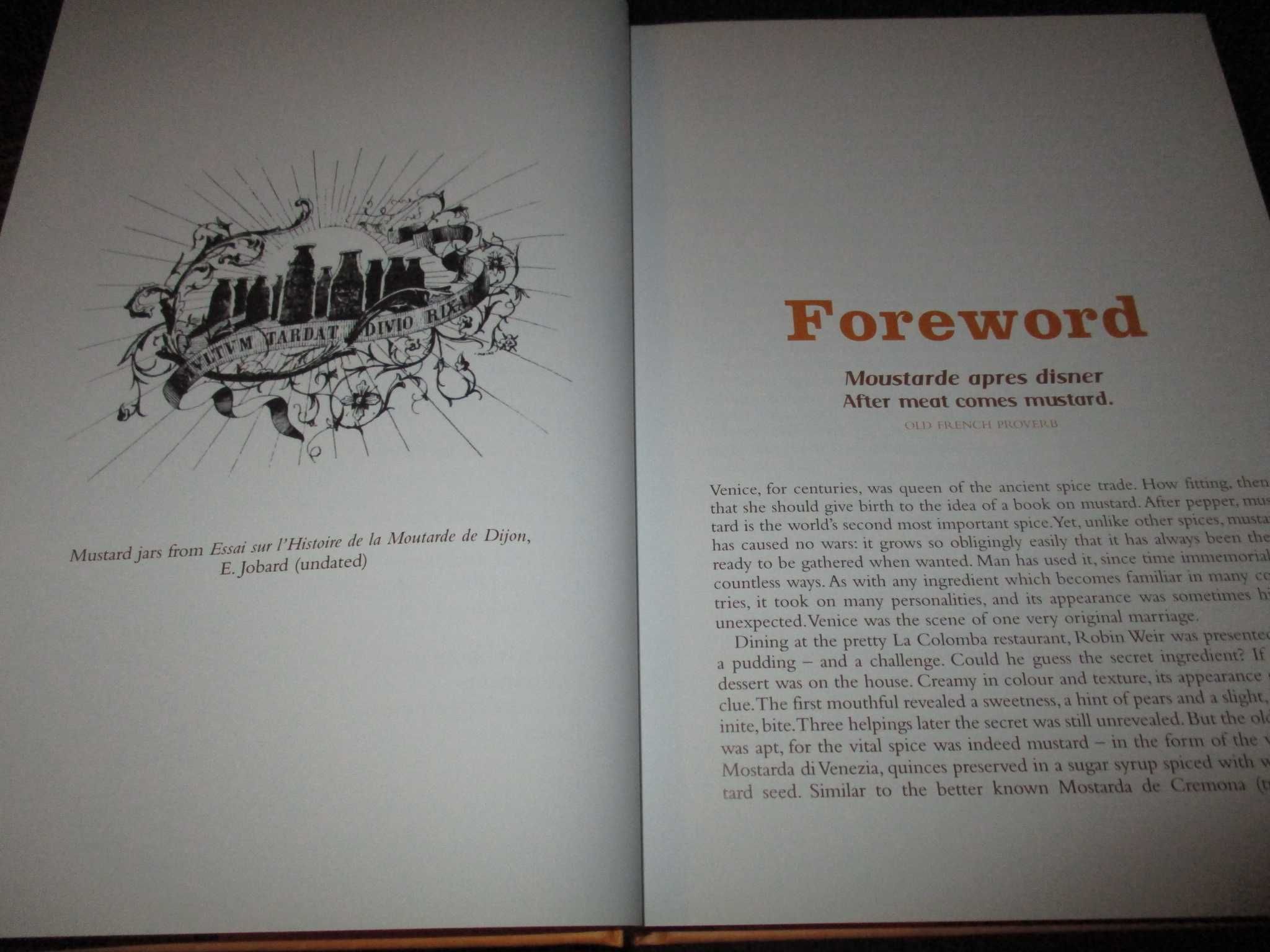 Livro The Mustard Book Livro da Mostarda