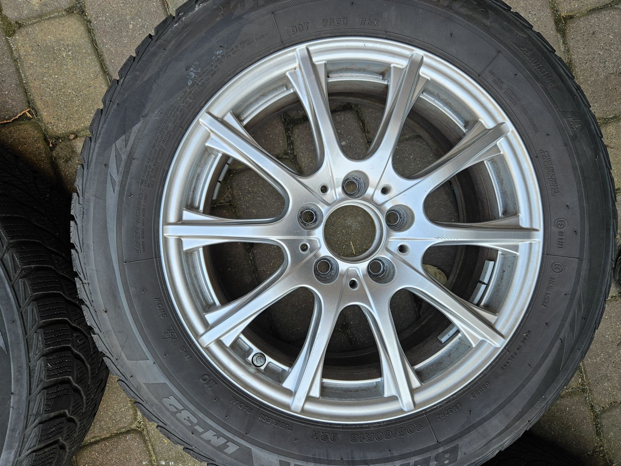 Oryginalne Felgi Aluminiowe 16" Mercedes 5x112 Et38