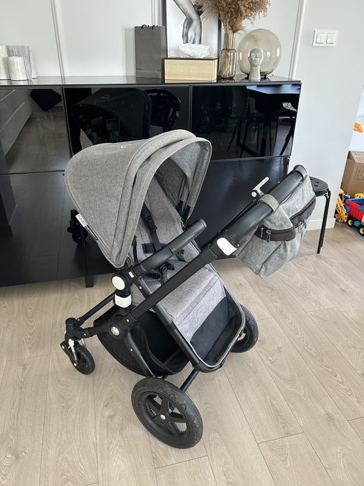 Wózek 2w1 Spacerówka Gondola Bugaboo Cameleon 3 Plus szary czarny