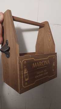 Skrzynka  a piwo nosidło drewniana dla Marcina