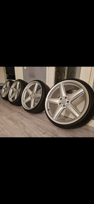 Felgi AC SCHNITZER 22 BMW 5x120 z oponami, oryginalne.