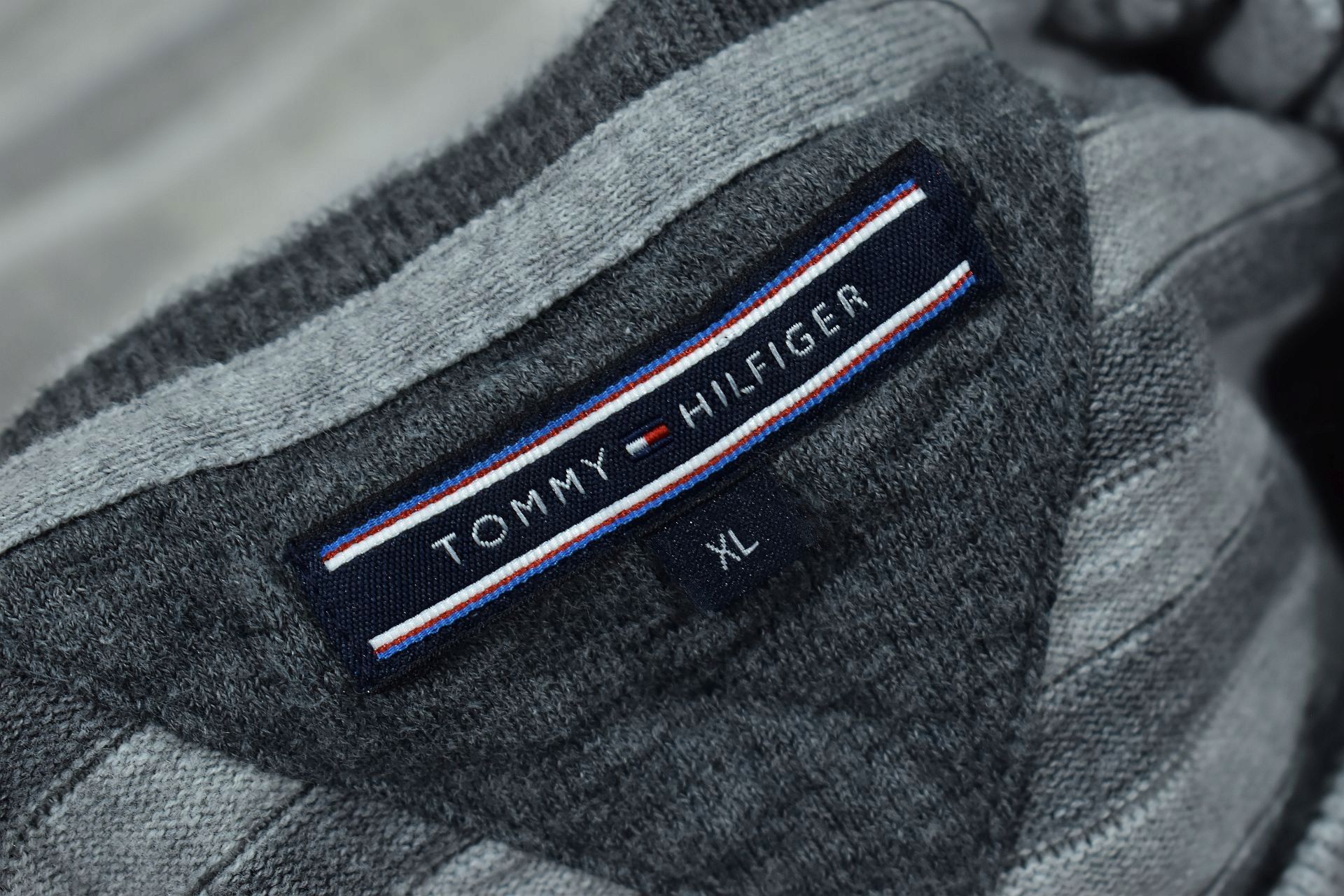 Tommy Hilfiger Sweter Bawełna Wełna Kaszmir / Xl