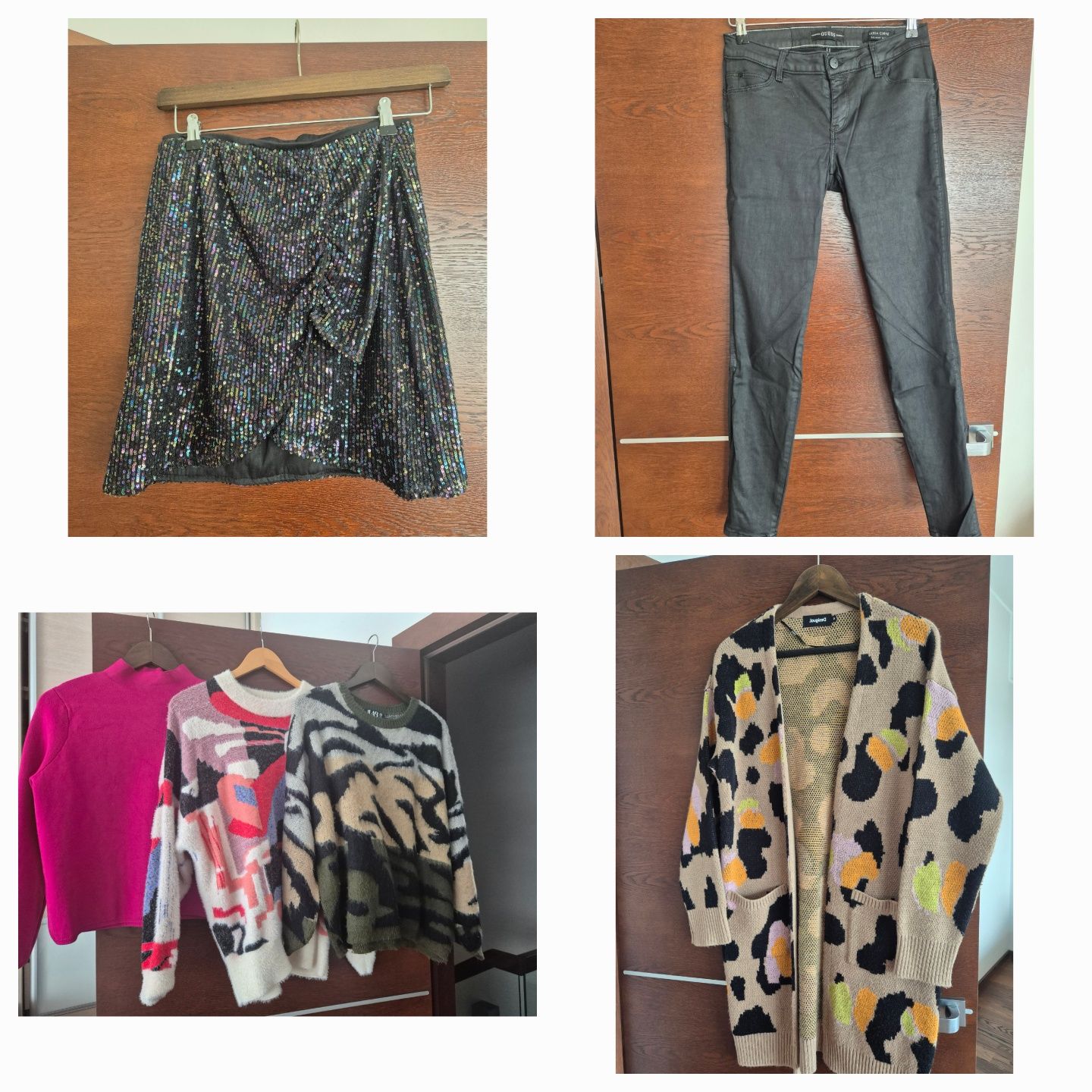 Zestaw ciuchów Guess, Desigual, Mango, Answear, Re r. 38