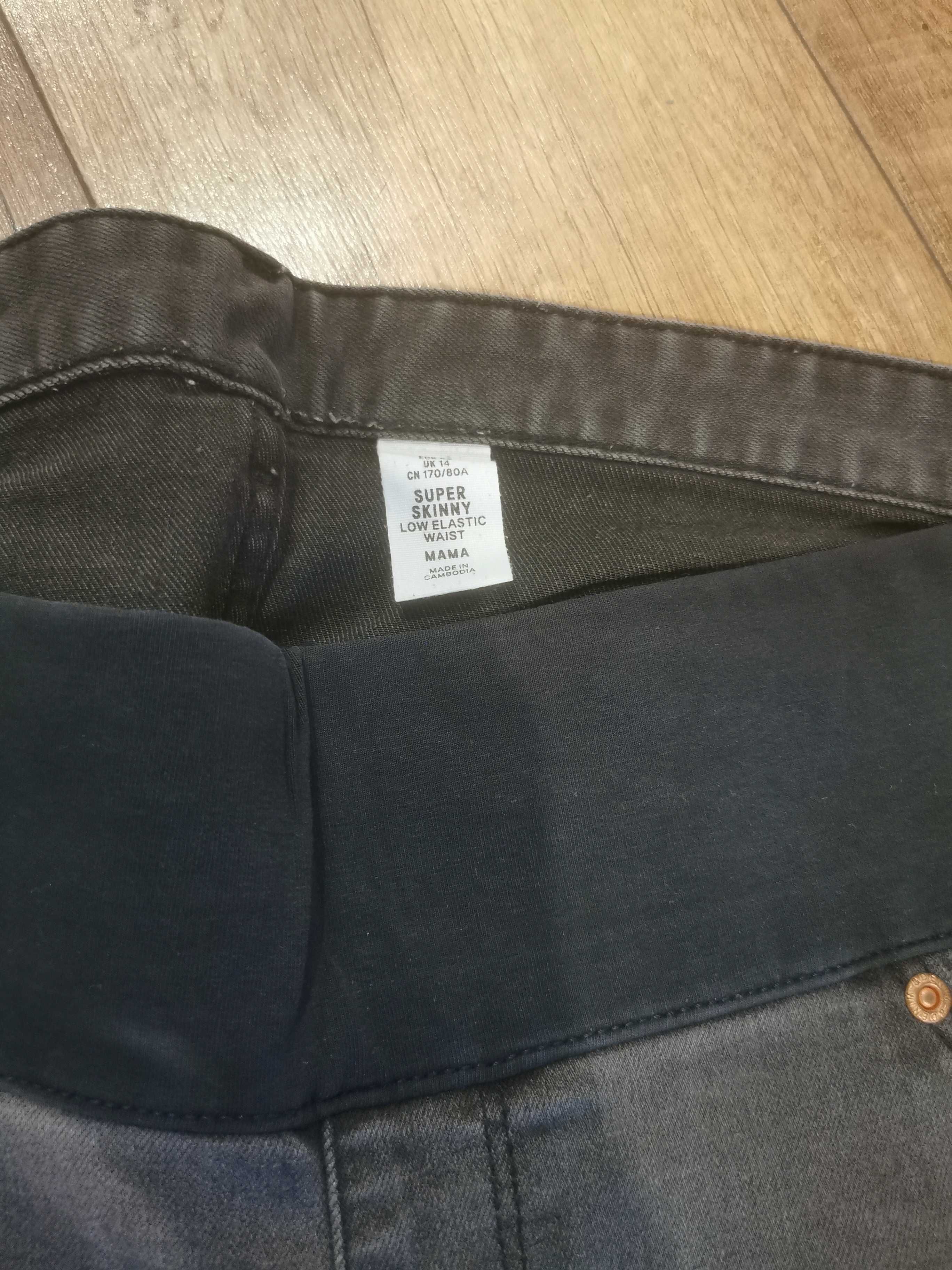Spodnie ciążowe r. 42 jeans H&M